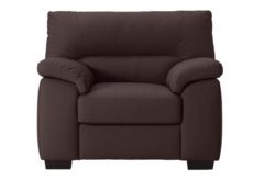 Collection Piacenza Leather Chair - Chocolate.